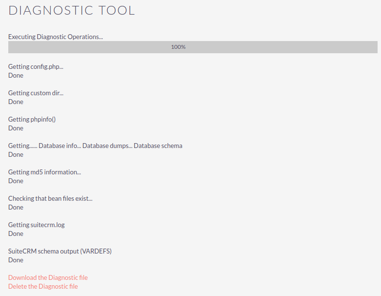 Diagnostic Tool output DiagnosticTool2