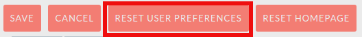 Reset User Preferences 15User preference
