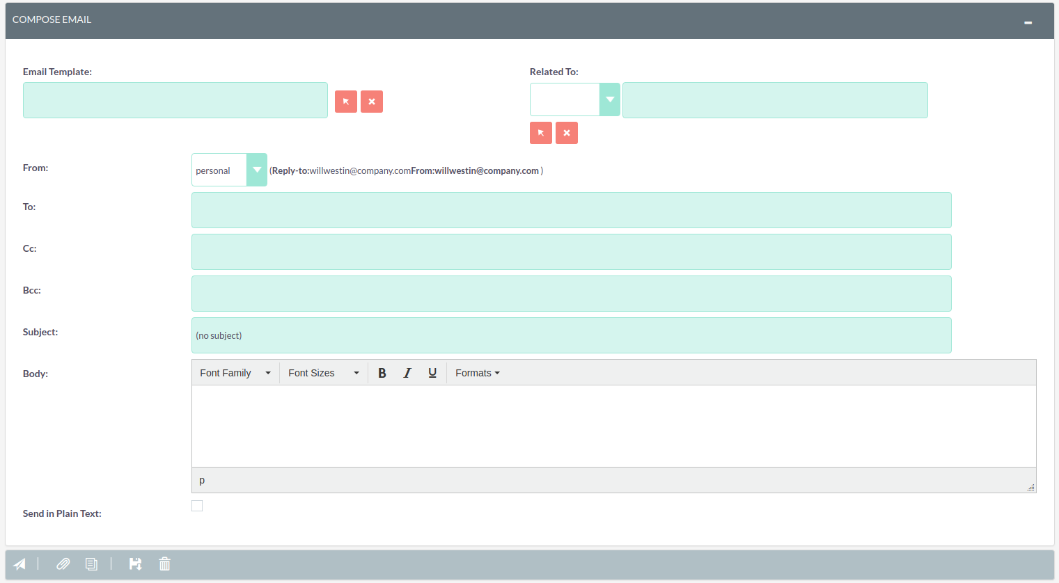 Compose Email 260Emailcompose