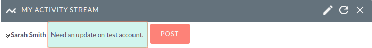 Activity Stream post 35Activity post